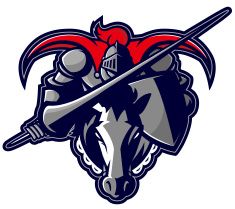 Knights clipart lancer. Mascot vector art illustration