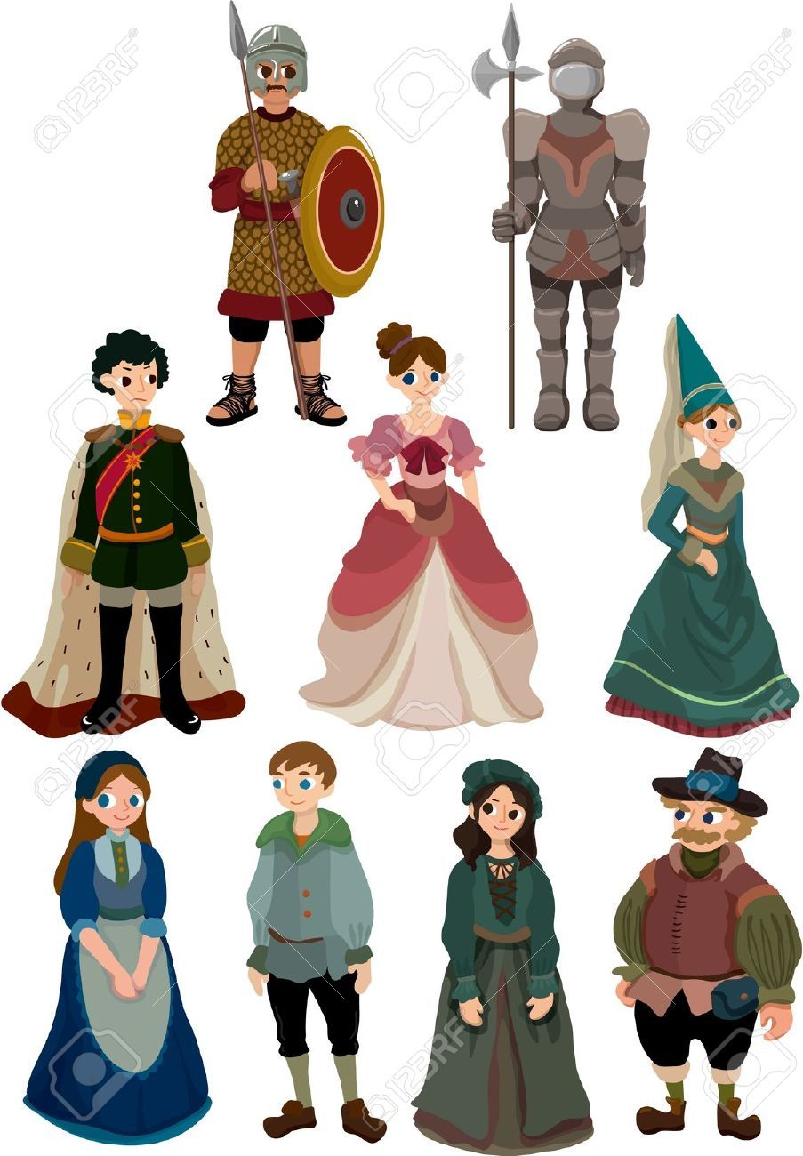 knights clipart medieval person