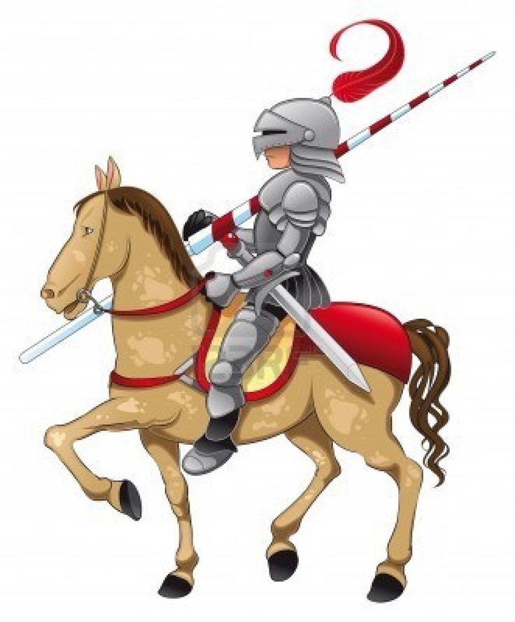 knights clipart medieval time