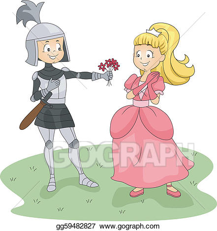 knights clipart princess