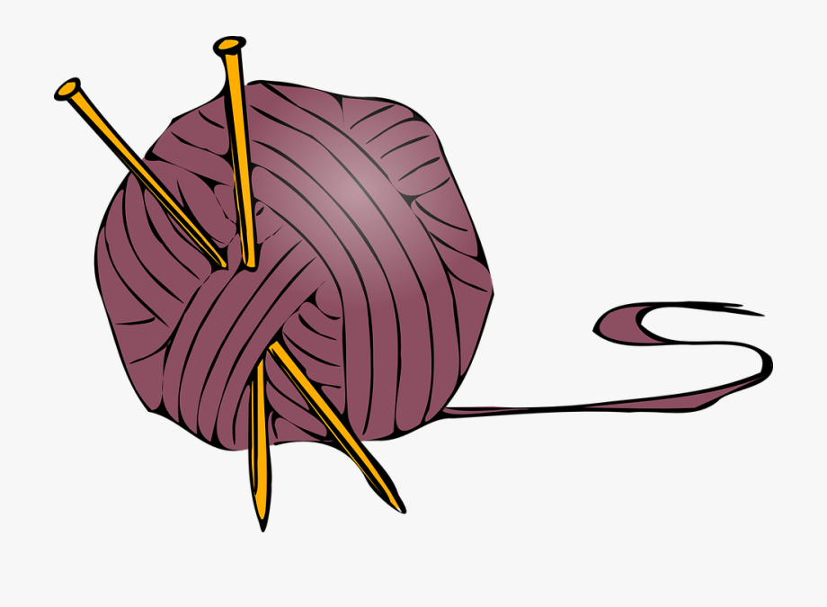 knitting clipart cartoon