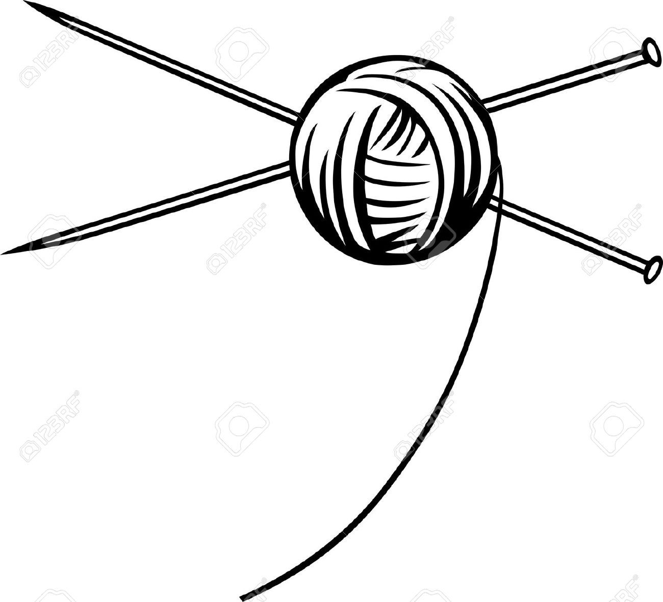 knitting clipart knit