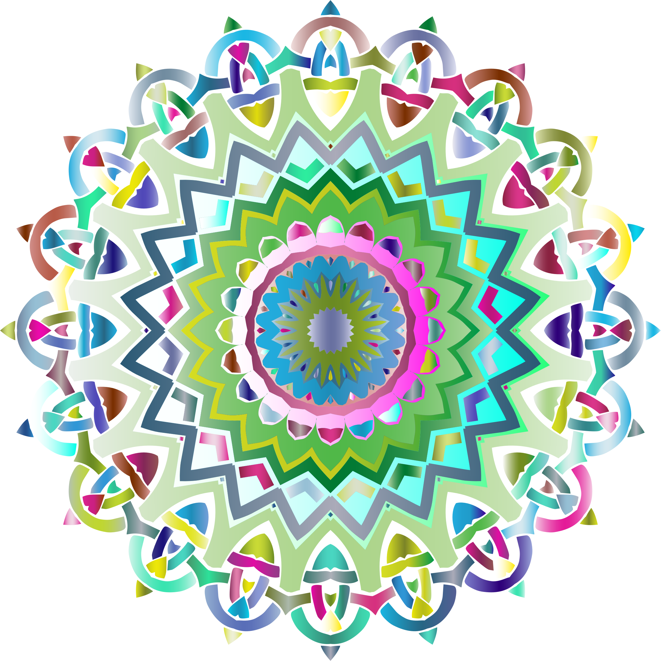 knot clipart colorful
