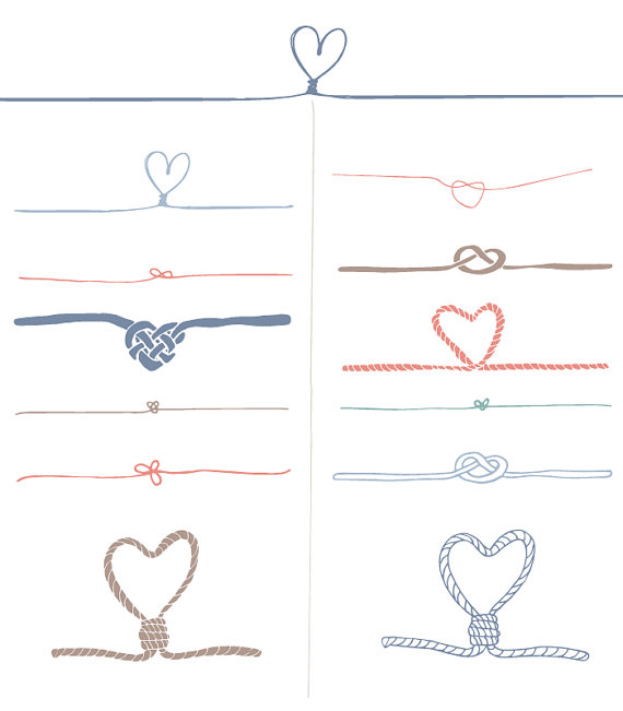 Free knot cliparts download. Nautical clipart heart