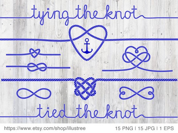 knot clipart rope navy