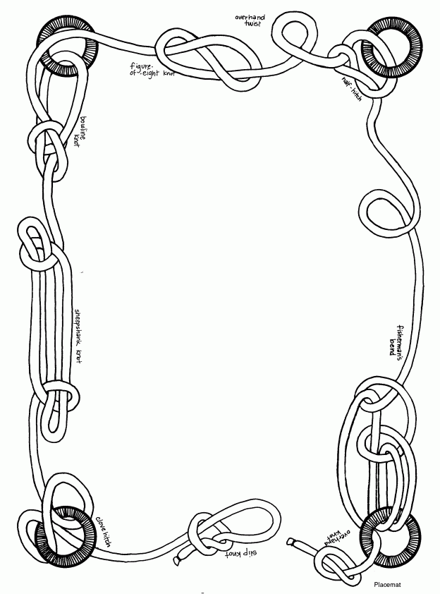 knot clipart scouting activity