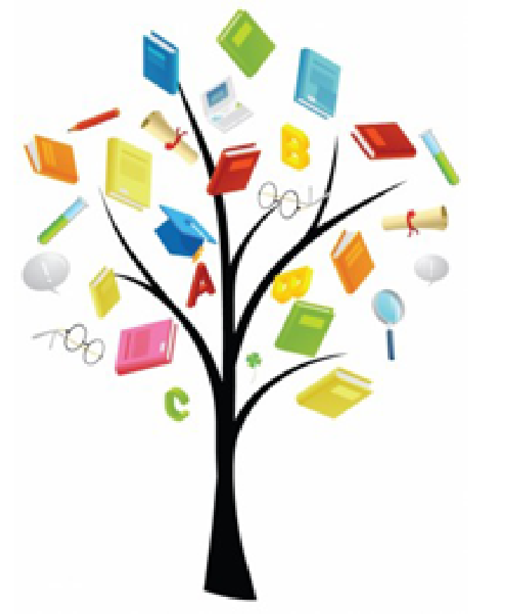 Knowledge clipart illustration. Technology background 