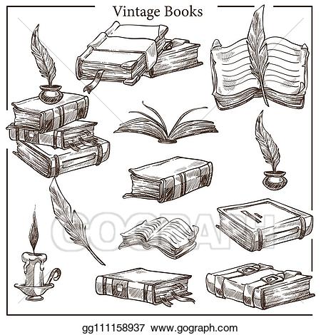 knowledge clipart old book