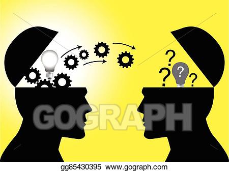 Knowledge clipart share knowledge. Vector illustration transfer eps