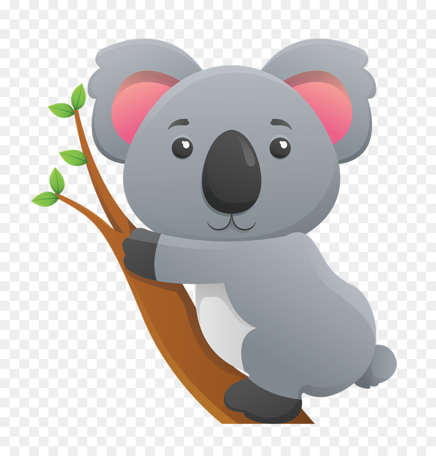 Cartoon bear mouse transparent. Koala clipart baby koala
