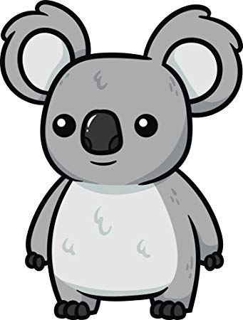 Koala clipart easy. Amazon com adorable wild