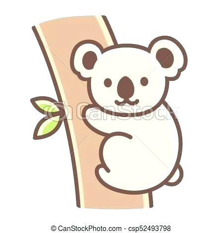 koala clipart easy draw