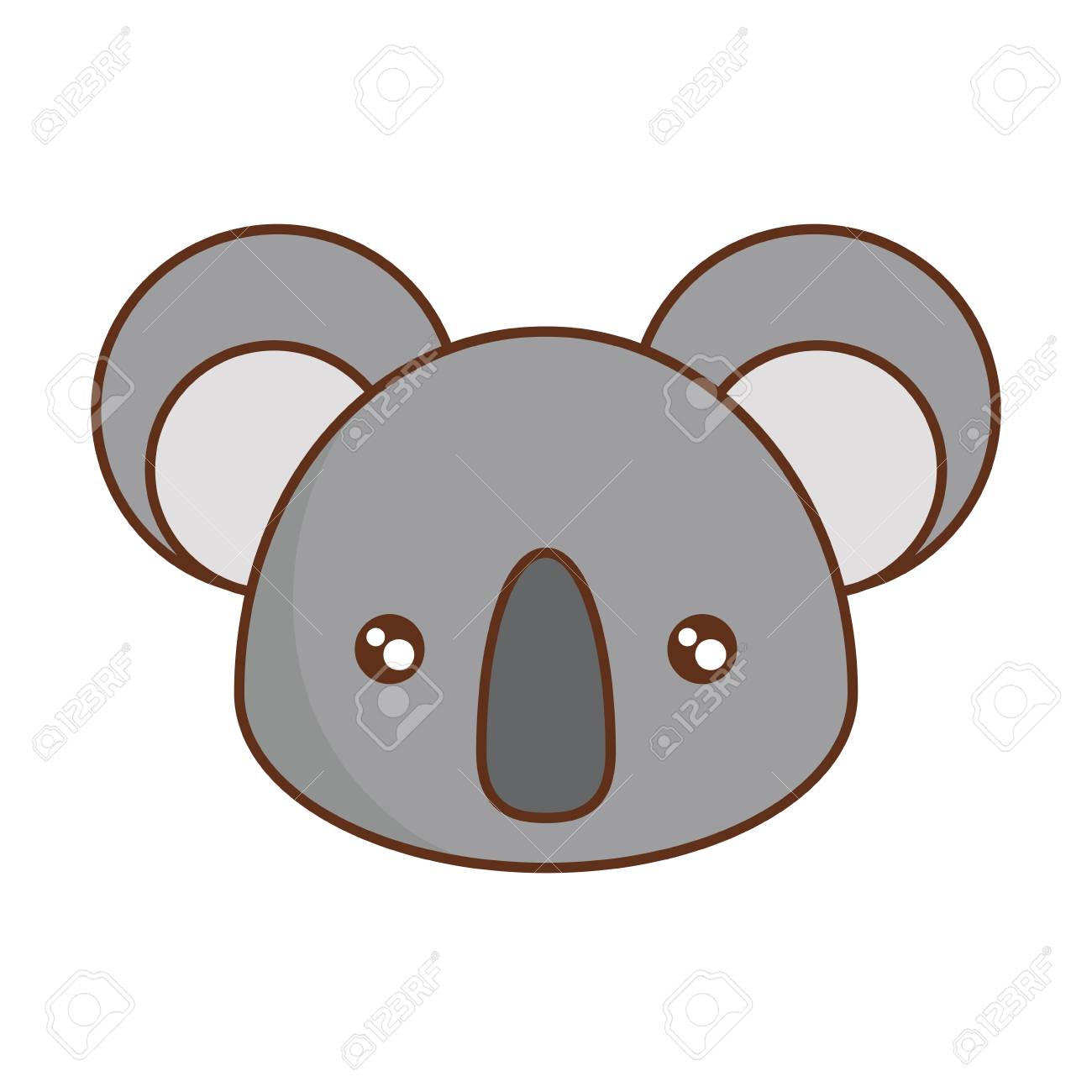 koala clipart head