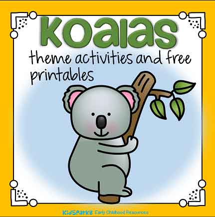 koala clipart preschool