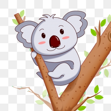 Koala clipart tree clipart. Images png format clip