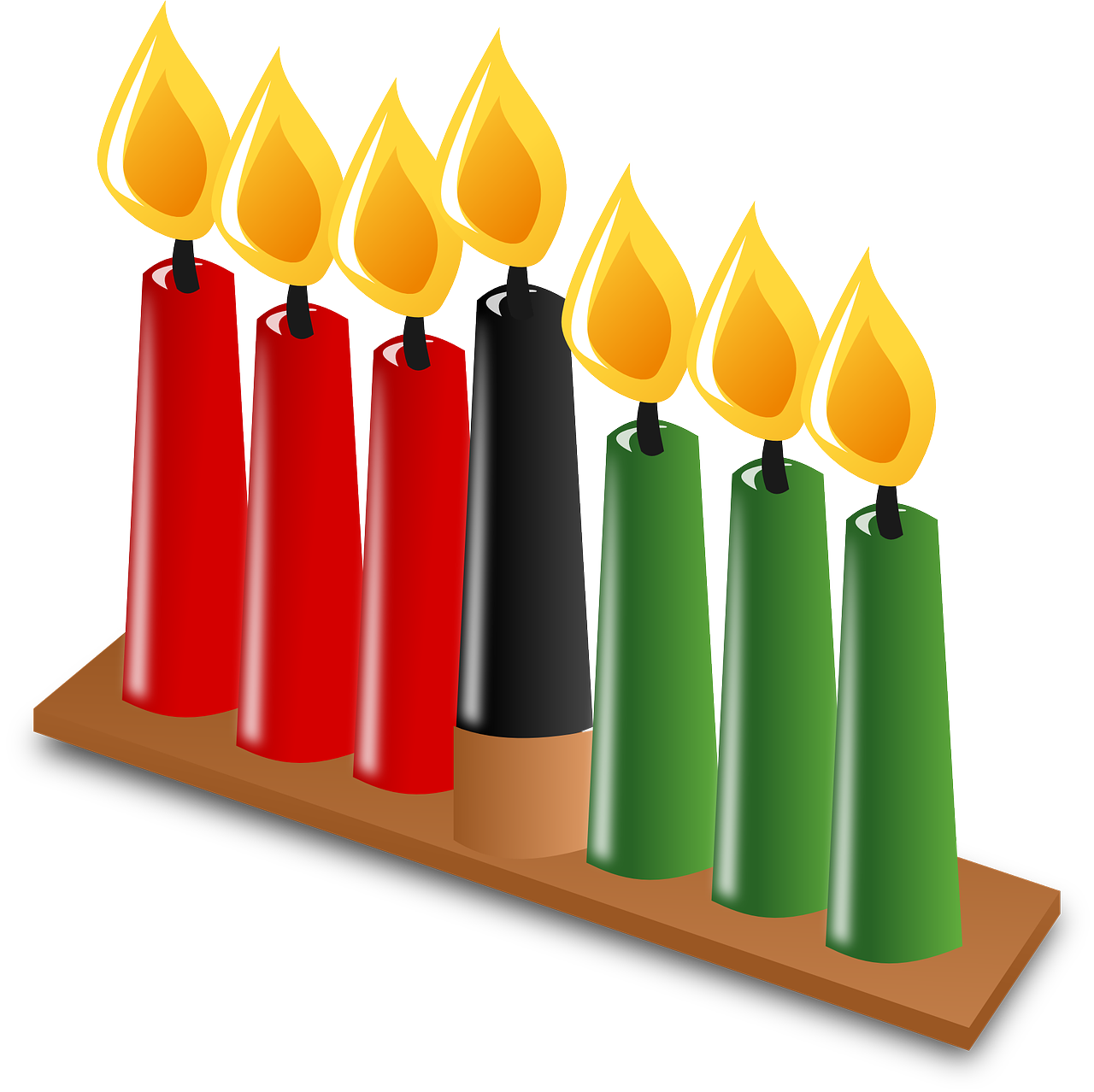Kwanzaa clipart black and white. Happy december january yonkers