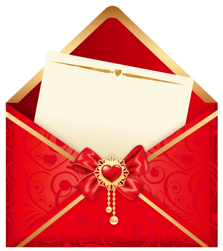 Valentines day png gallery. Letter clipart red