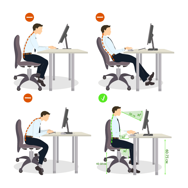 sit clipart proper posture