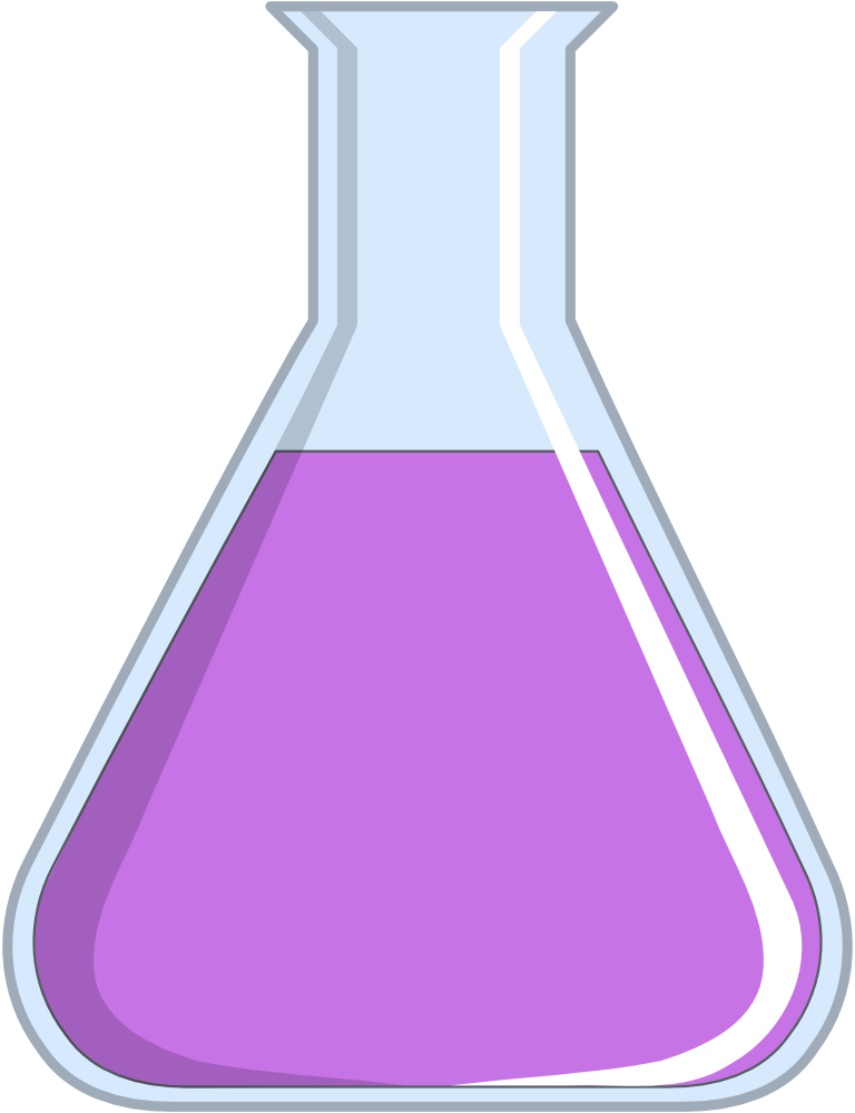 lab clipart flask