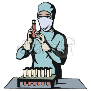 microscope clipart lab worker