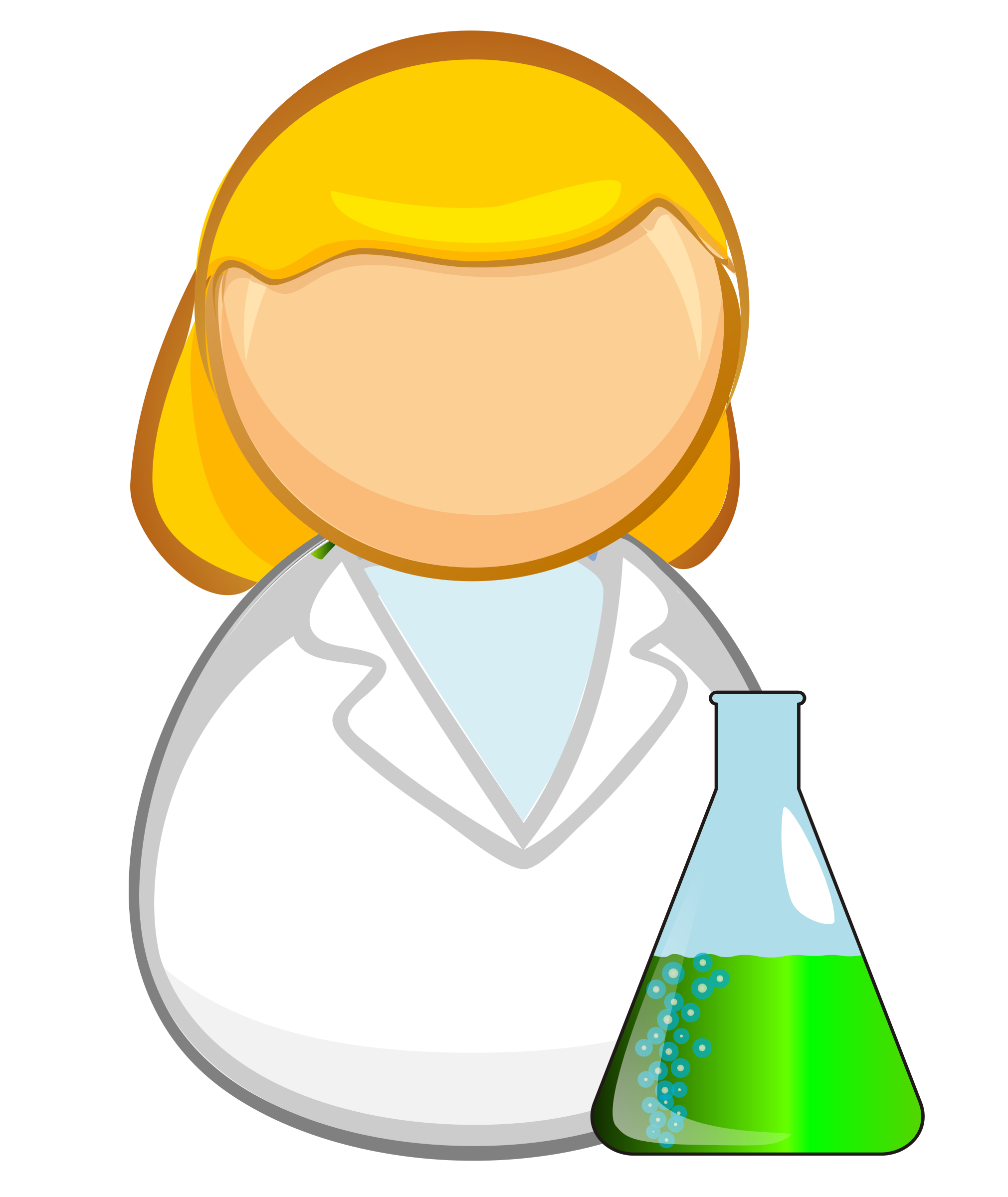 microscope clipart lab worker
