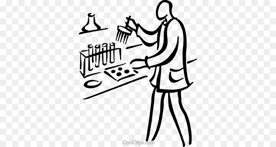 Science cartoon drawing illustration. Lab clipart line art