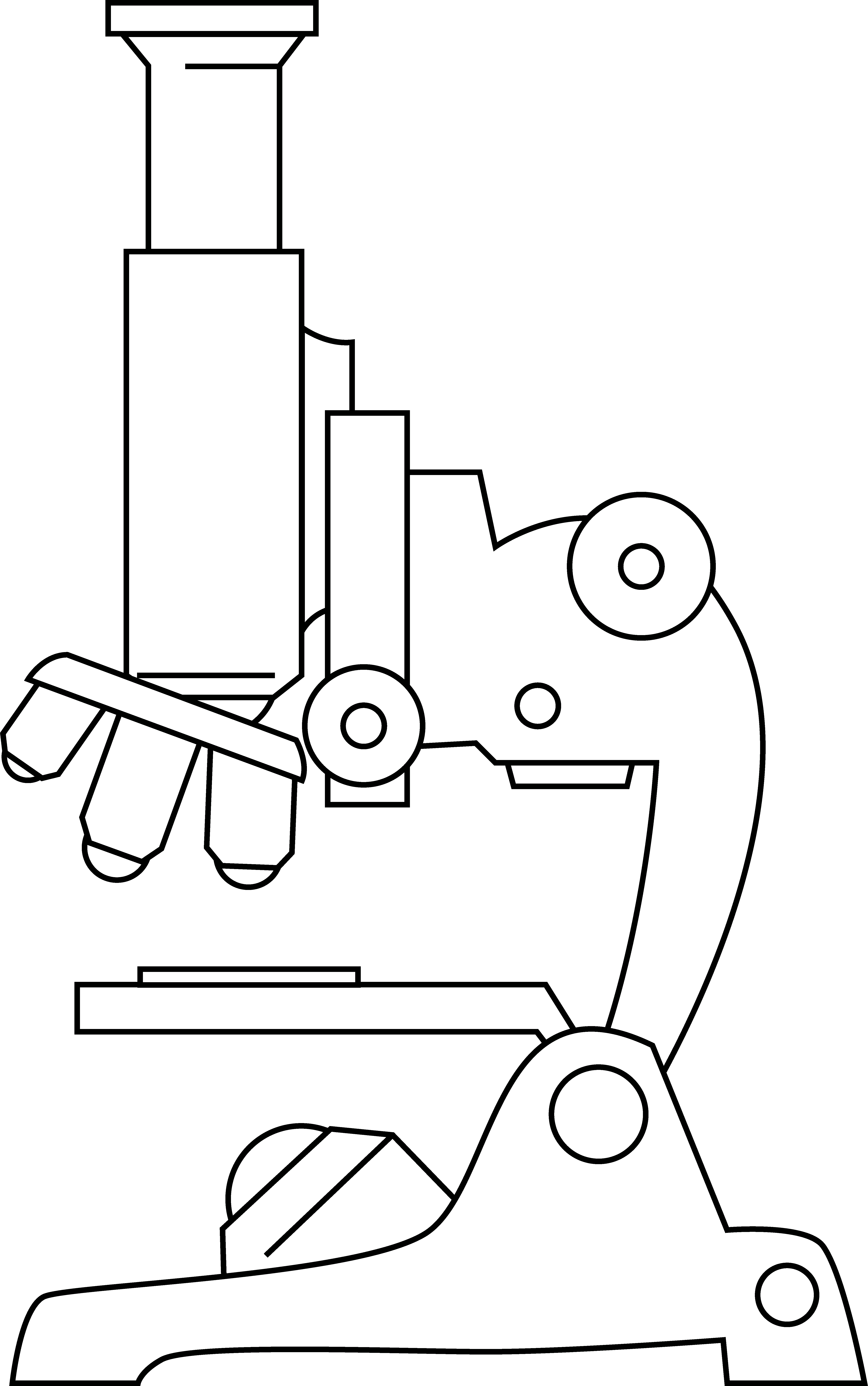 microscope clipart label