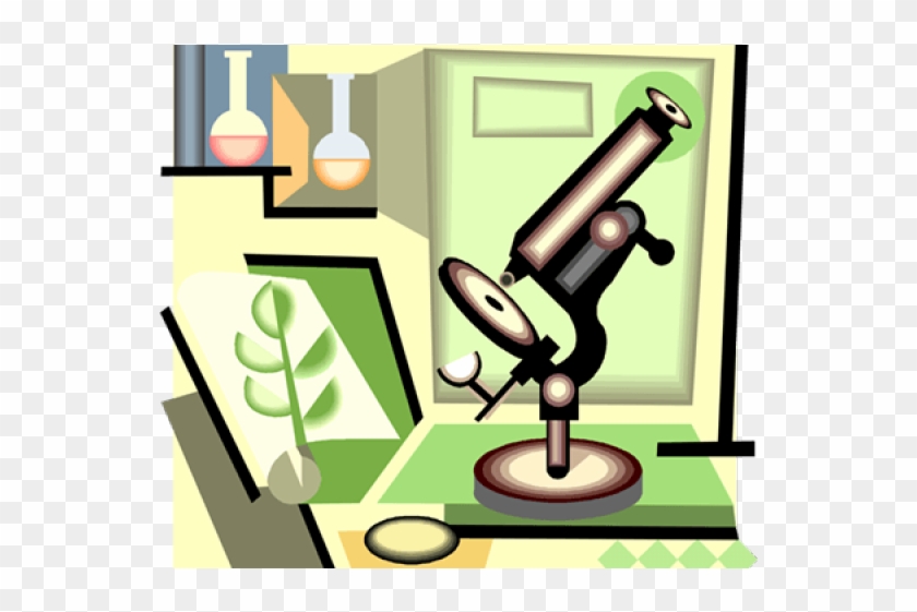 Lab clipart thing. Microscope science illustration hd