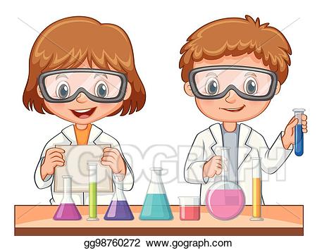 lab clipart two student