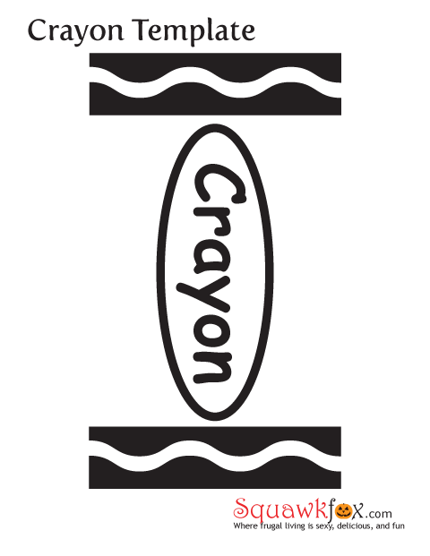 label clipart crayon