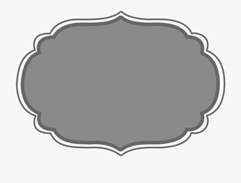 Label clipart gray. Lower frames frame png