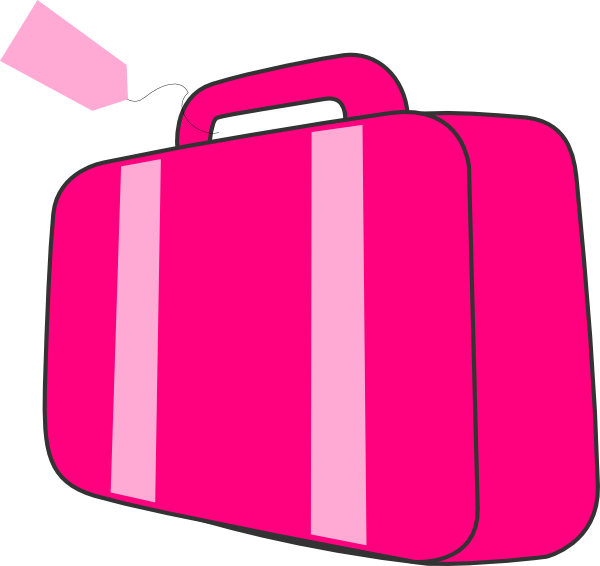 label clipart luggage