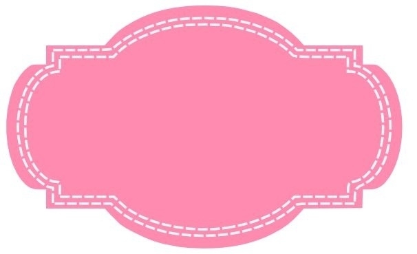 Label clipart pink. Vintage png writings and