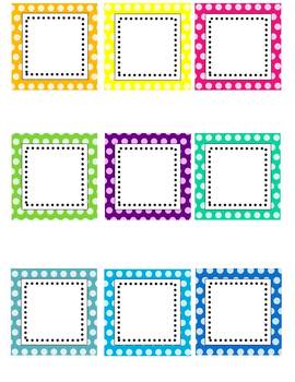 Editable labels clip art. Label clipart polka dot