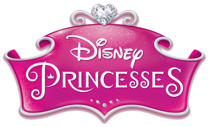 Princess clipart label. Disney logos clip art