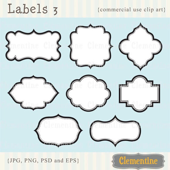 label clipart royalty free