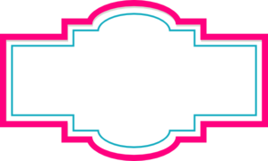 Label clipart teal. Box pink clip art