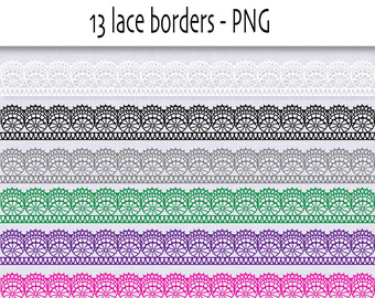 lace clipart colorful ribbon