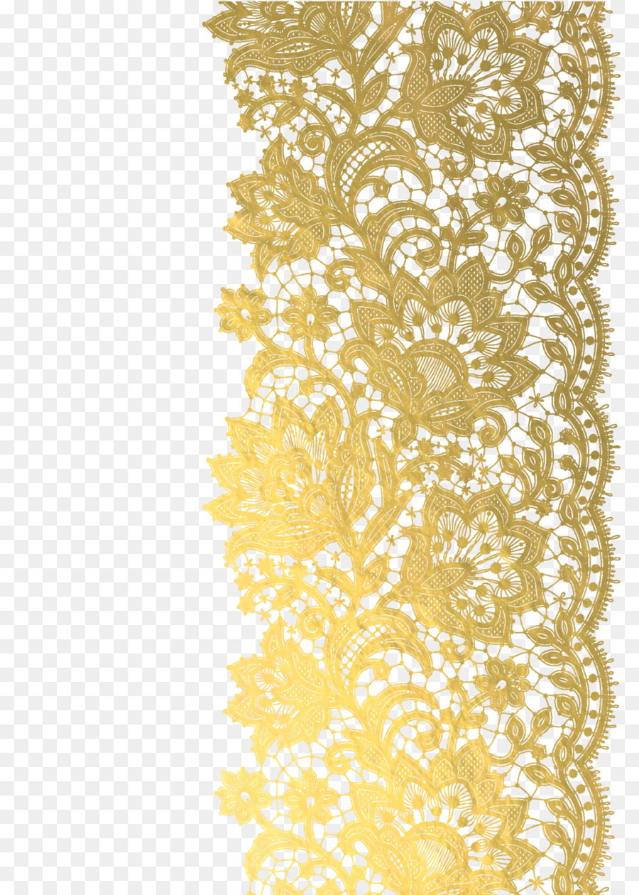 lace clipart gold lace