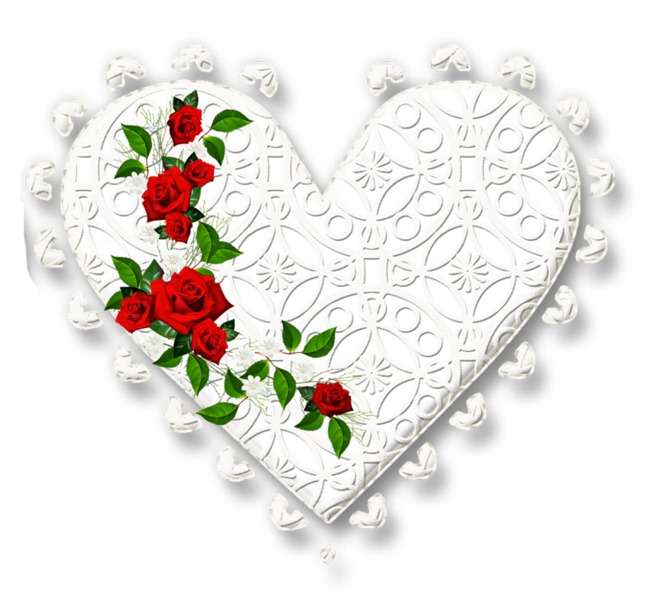 lace clipart heart