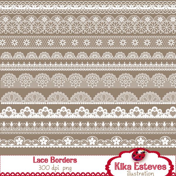 lace clipart high resolution