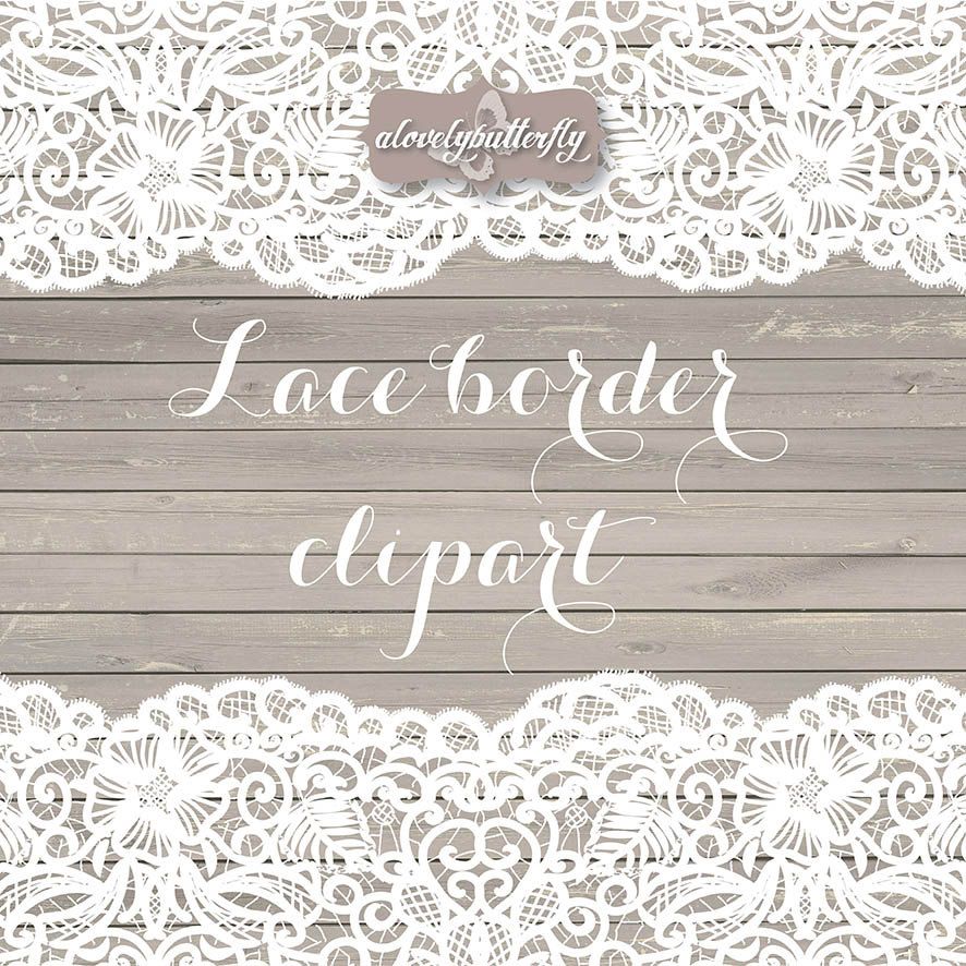 lace clipart ivory lace