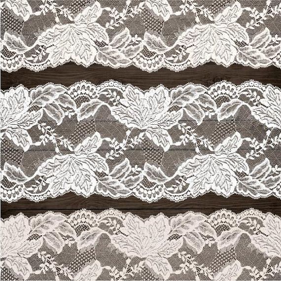 lace clipart ivory lace