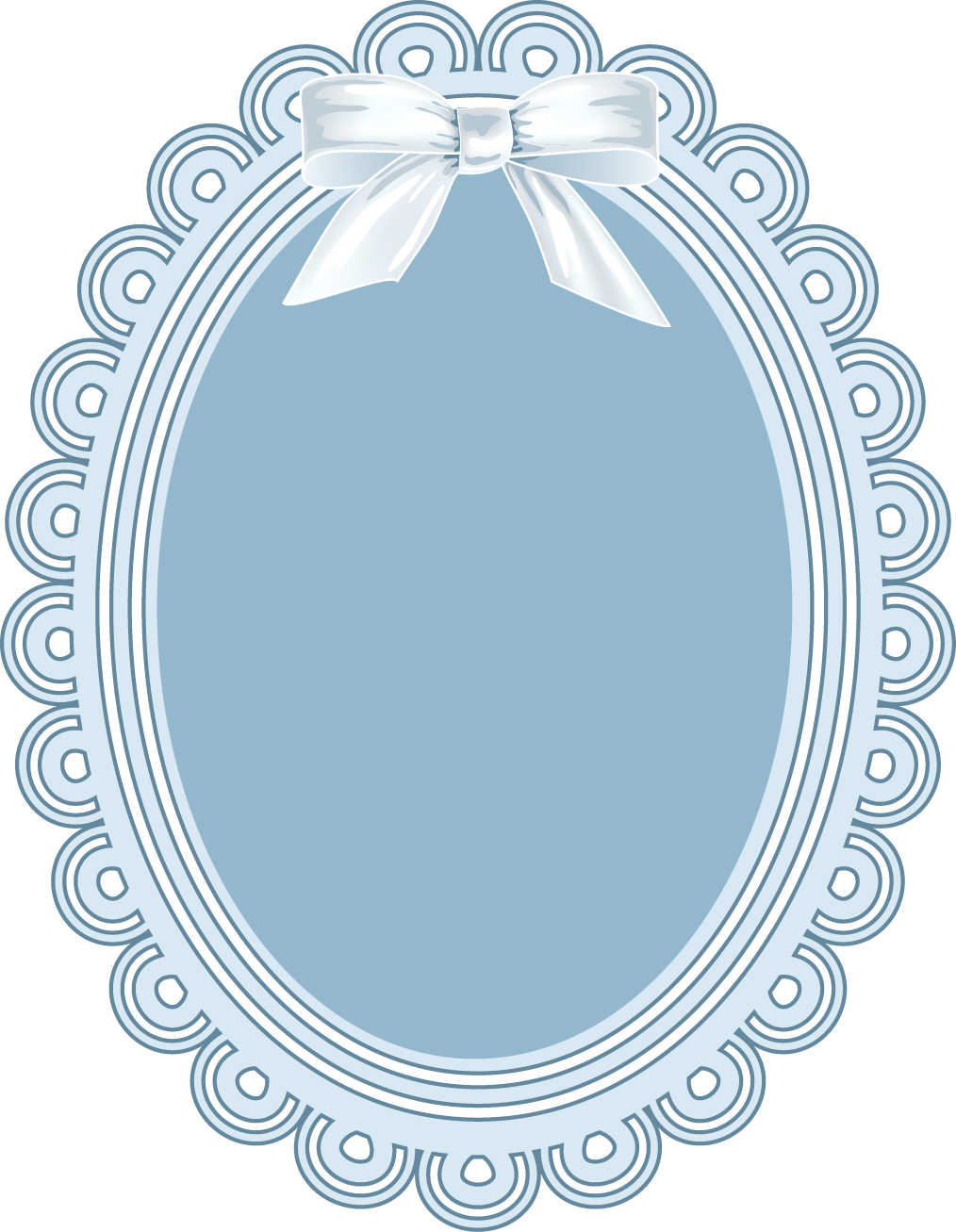 oval clipart lace