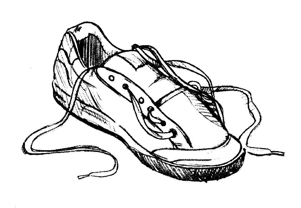 lace clipart sneaker
