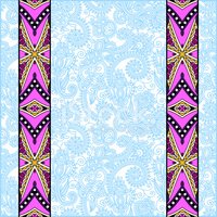 Border in ornate floral. Lace clipart stripe