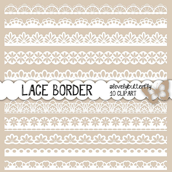 Free edge cliparts download. Lace clipart top border