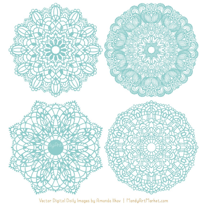 lace clipart vector