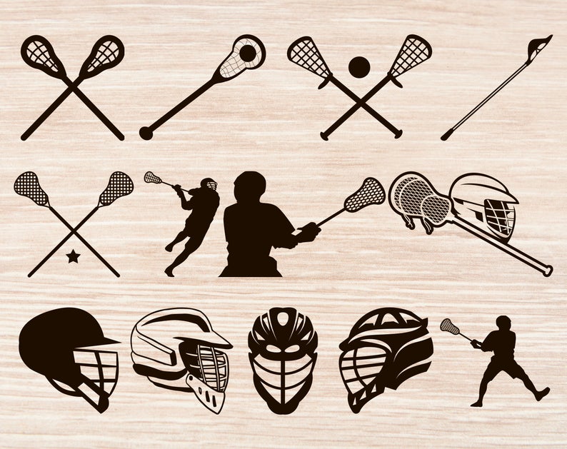 Lacrosse clipart lacrosse game. Svg files bundle png