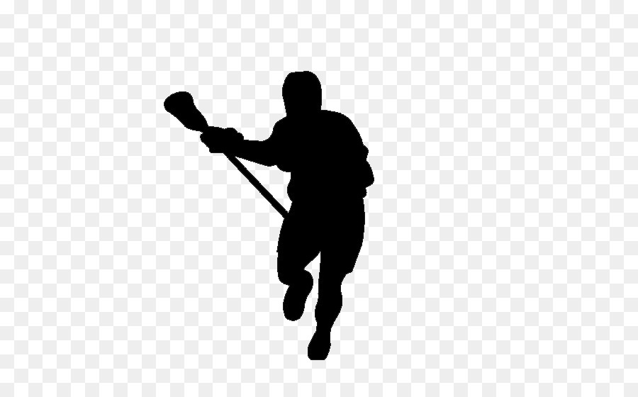 Lacrosse clipart silhouette. Black line background 
